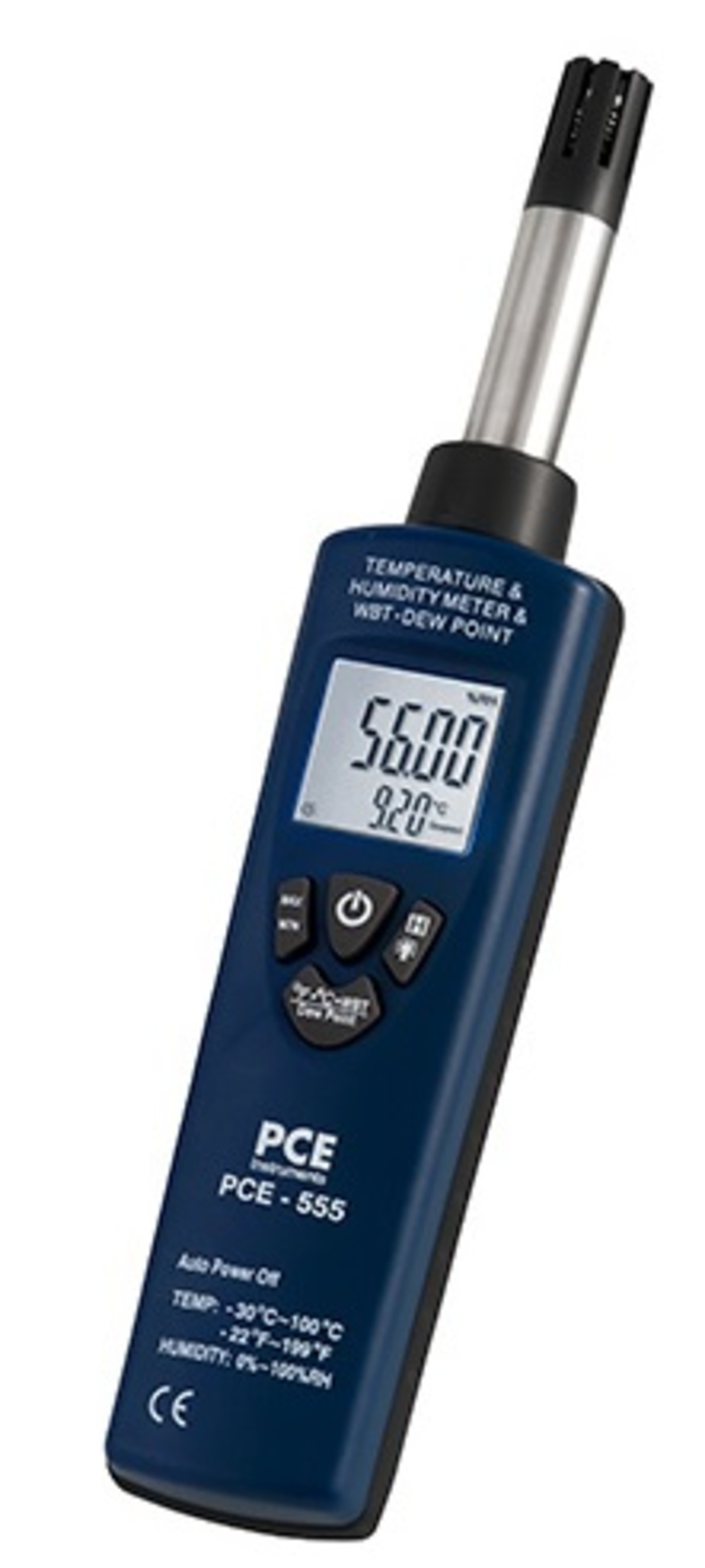 Medidor de Punto de Rocío PCE-555